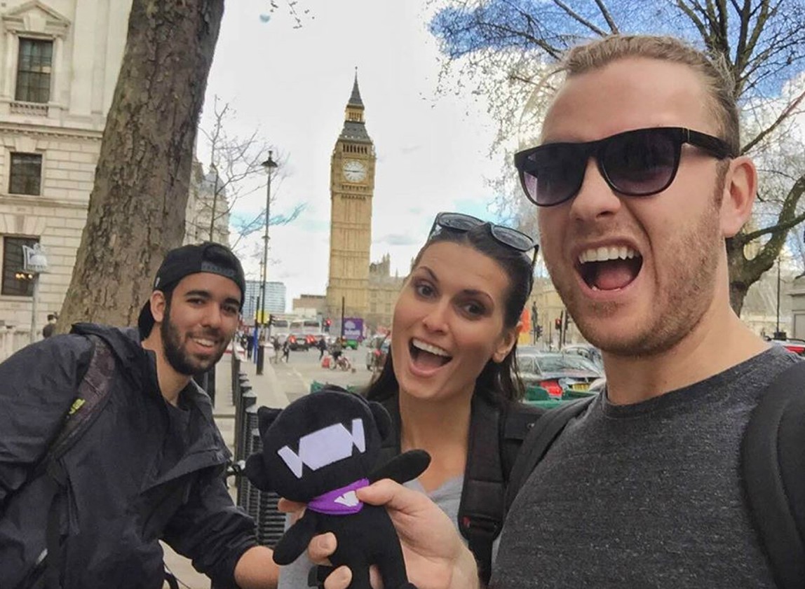 Here they are in London, England. Photo: Global Degree