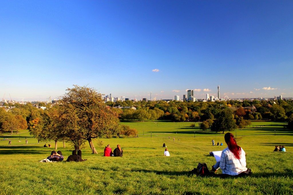 Primrose hill, belägen nära min favoritpark Regents Park i London. Foto: Josefine Nilsson