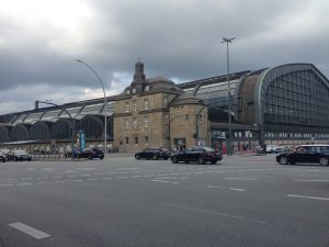 Centralstationen i Hamburg.