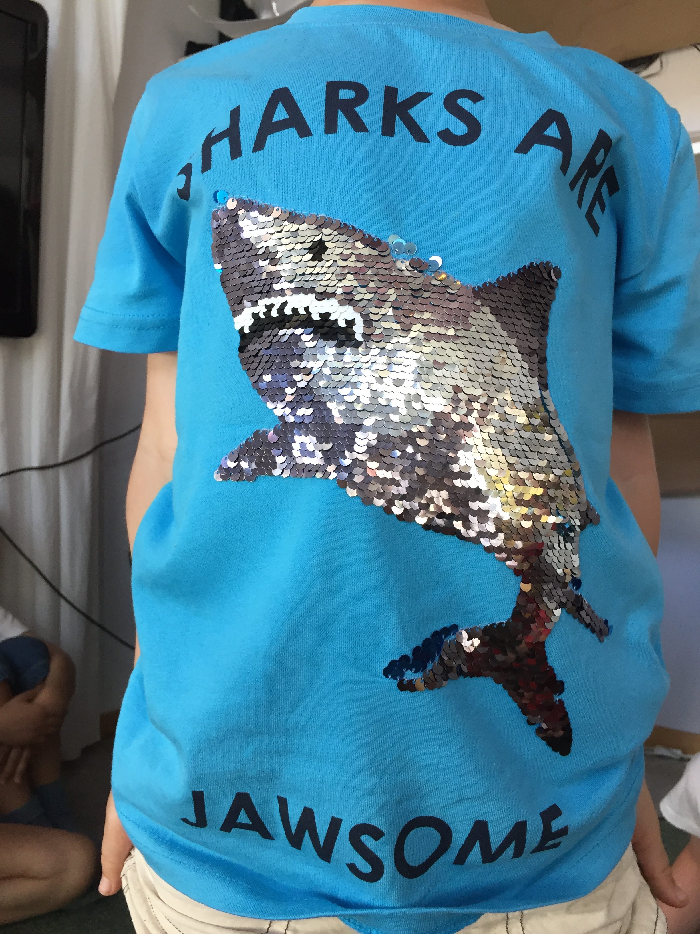 Ett av barnen bar en t-shirt med detta tryck. Jag blev lite tårögd.